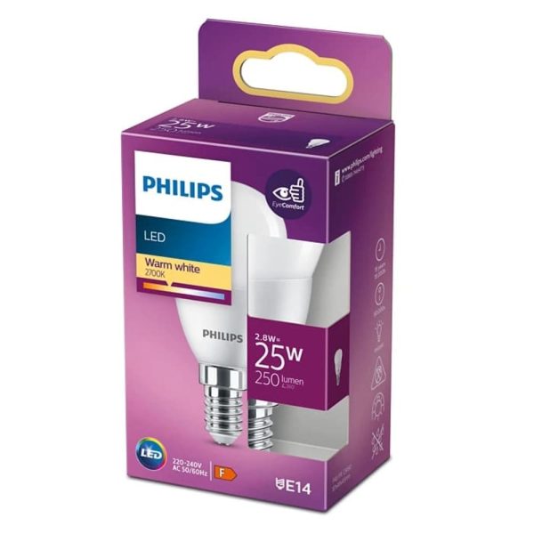 Philips LED 25W (250lm) E14 billede 2