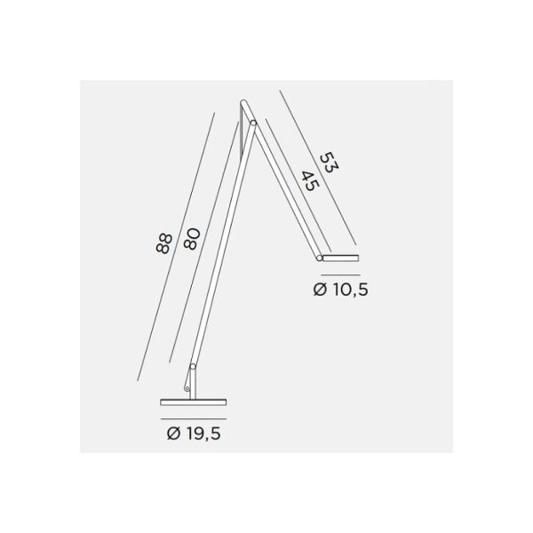 Rotaliana String F1 Gulvlampe tegning