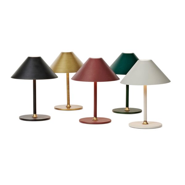 Halo Design Hygge Batteri Bordlampe Ø15 Antik Messing Miljø-3