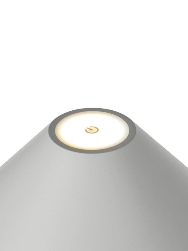 Halo Design Hygge Batteri Bordlampe Ø15 Varm Grå Miljø-1