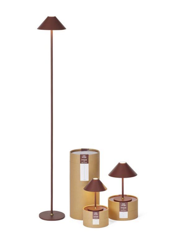 Halo Design Hygge Batteri Bordlampe Ø19 Maroon Rød Miljø-1