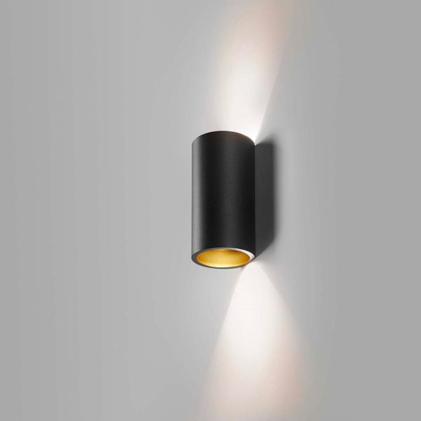 256323-Light Point ZERO W1 Væglampe Sort & Guld Billede 1-3