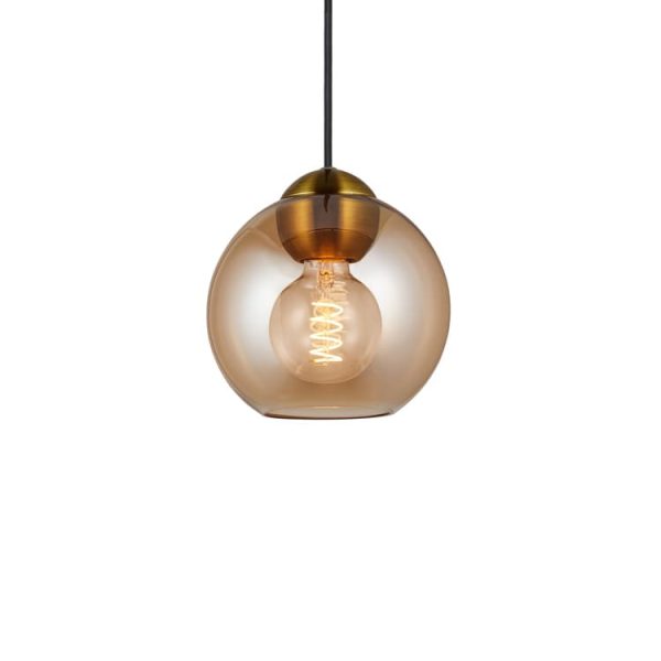 Halo Design Bubbles Pendel Ø18 Amber