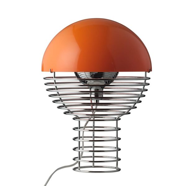 133825-Verpan Wire Bordlampe Ø30 cm Orange 1-2