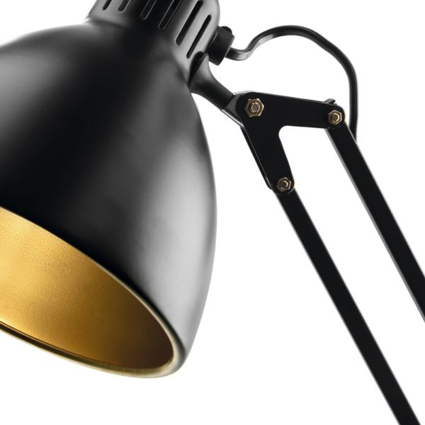 Nordic Living ARCHI T2 Lampe Sort & Gold Miljø1-5