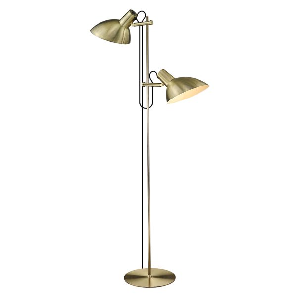 Halo Design Metropole Gulvlampe 2L Antik Messing