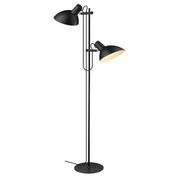 Halo Design Metropole Gulvlampe 2L Sort