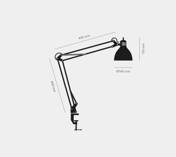 940024-Nordic Living ARCHI T2 Lampe Brass Miljøbillede 1-3