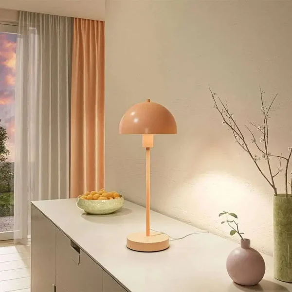 Herstal Vienda Bordlampe Abrikos H50 cm