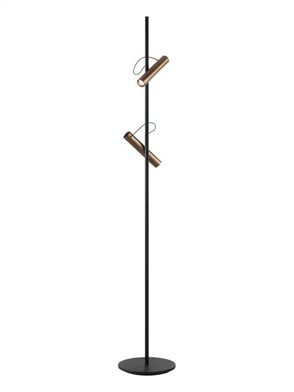 Light Point SPIRIT Gulvlampe Rose Gold & Sort Billede 1