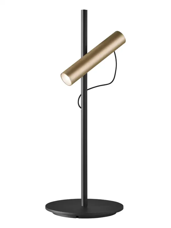 Light Point SPIRIT T1 Bordlampe Brass & Sort Billede 1