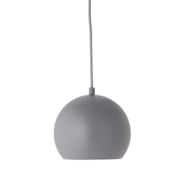 Frandsen Ball Pendel Ø18 Matt Light Grey Billede 1