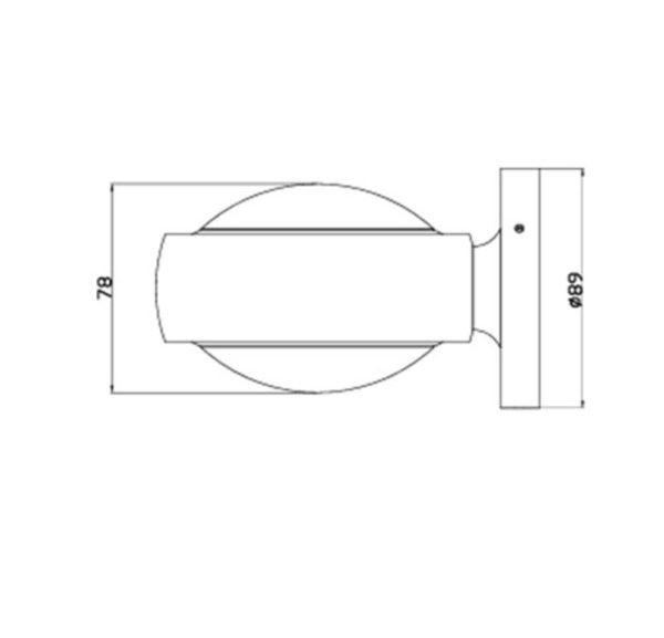 854-002 Loom Design Optic Krom Vaeglampe Billede 1-4