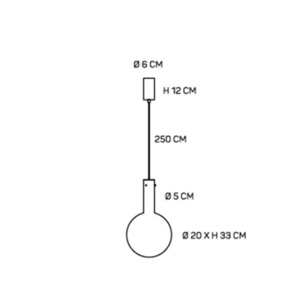 841-001 Loom Design Raindrop 20 Hvid Pendel Ø20 Billede 1-6