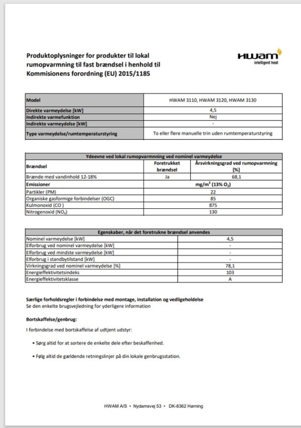 Hwam 3120 Classic Sort med stålgreb Billede 1-7